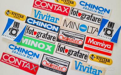 Adesivi vari fotografici anni 70/80.