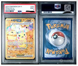 Carta pokemon Pikachu 147 PSA09
