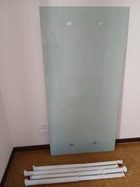Tavolo in vetro 160x80 cm