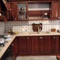 Cucina ad angolo in ciliegio