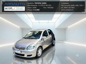 Toyota Yaris Tdi D-4D sol 5 porte 75 cv