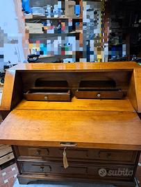 Secretaire Scrivania Scrittoio con ribalta cassett