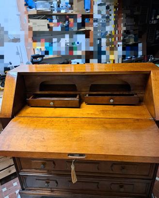 Secretaire Scrivania Scrittoio con ribalta cassett