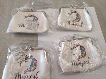 4 portamonete Unicorno nuovi.Magical anche singoli