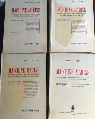 Caocci "Macchine Marine" 1°-2°-3°-4° Volume