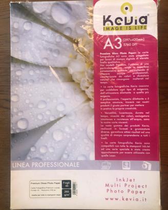 Kevia Premium Gloss Photo Paper 40 fg. Formato A3