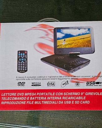 Lettore DVD Portatile 9" MAJESTIC - NUOVO