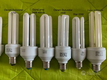 Varie lampadine basso consumo E27