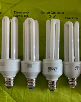Varie lampadine basso consumo E27