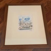 Quadro Acquarello Tamburi