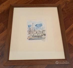 Quadro Acquarello Tamburi