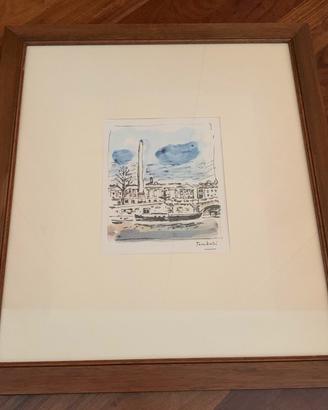 Quadro Acquarello Tamburi