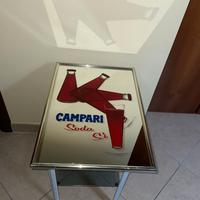CAMPARI SODA SI' SPECCHIO VINTAGE ANNI '80