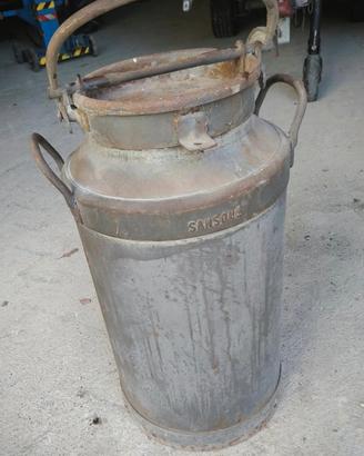 bidone per il latte vintage  anni 50