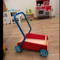 carrello primi passi in legno della Città del Sole