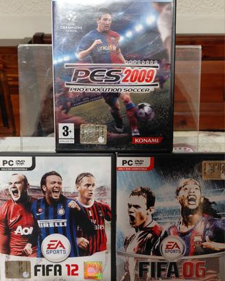 Videogiochi FIFA 06 - 12 PES 2009 Calcio Ski Toca
