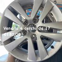 4 CERCHI IN LEGA OPEL 5 FORI DIAMETRO 16 