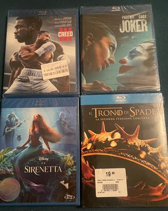 Bluray sigillati in blocco
