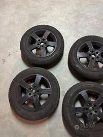 opel astra J kit cerchi e gomme invernali