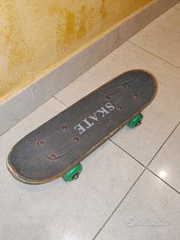 mini skate in legno Verde 