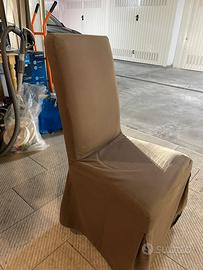 3 sedie imbottite sfoderanili