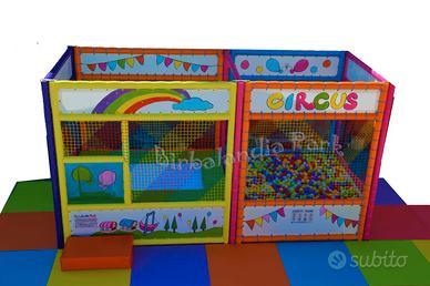 Trampolino Elastico con Vasca Palline per Bambini