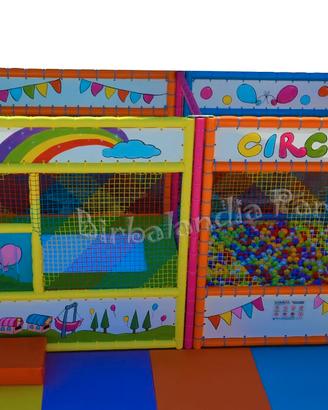 Trampolino Elastico con Vasca Palline per Bambini