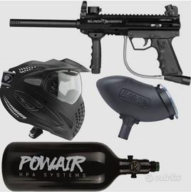 ATTREZZATURA COMPLETA PAINTBALL 