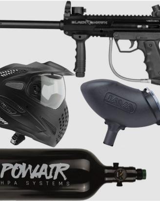 ATTREZZATURA COMPLETA PAINTBALL 