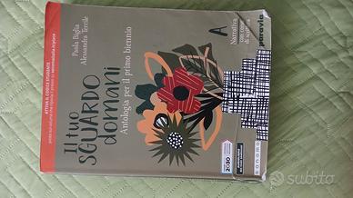libro di antologia "Il tuo sguardo domani"