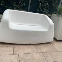 Divano e poltrona da esterno