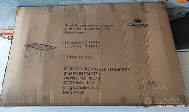 Tavolo estensibile in alluminio 