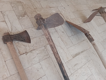 Zappa, rastrello, pala, accetta, forcone, vanga