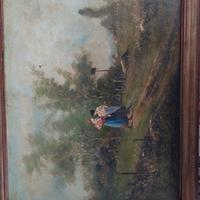 dipinto a olio firmato