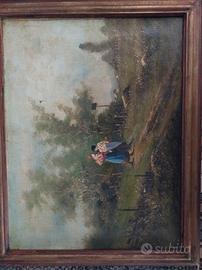 dipinto a olio firmato