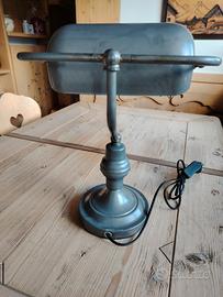 Lampada da ufficio paralume in metallo 