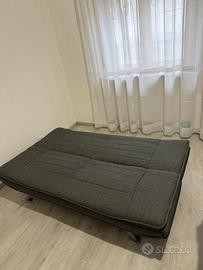 Divano letto - grigio scuro