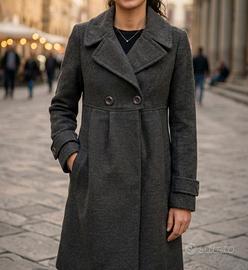 💎 Cappotto dal taglio vintage total grey Tg. S 💎