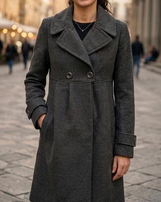 💎 Cappotto dal taglio vintage total grey Tg. S 💎