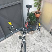 bici da corsa modificata per passeggiò 