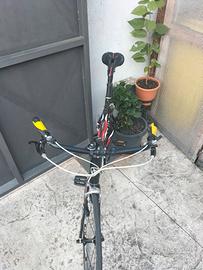 bici da corsa modificata per passeggiò 