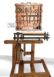 Tornio in legno per il legno a pedale