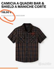 Camicia ORIGINALE Harley Davidson  NUOVA 