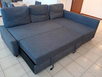 Divano letto matrimoniale con contenitore 