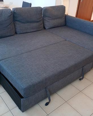 Divano letto matrimoniale con contenitore 
