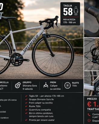 Specialized Allez Sport – Taglia 58