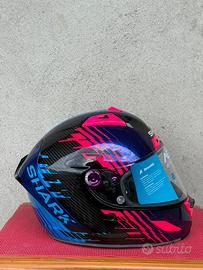 Casco Moto Integrale Shark Aeron Edgy Carbon NUOVO