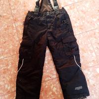 pantaloni neve per bambino di 3/4 anni 