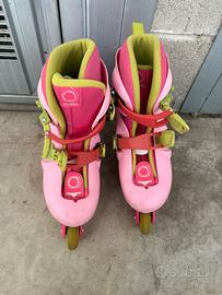 Roller Oxelo Decathlon regolabili 32–34 rosa