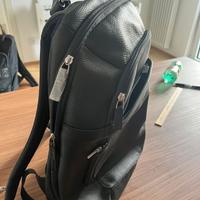 Zaino PIQUADRO in pelle blue NUOVO